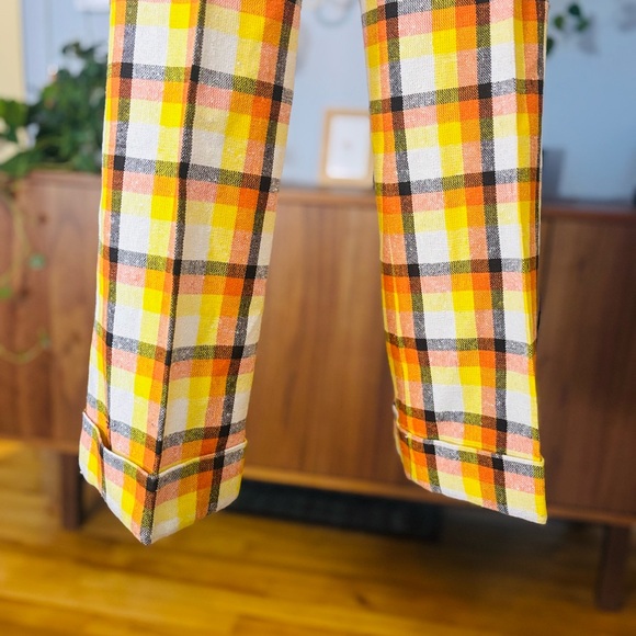 🌼 Vintage 1960s–Early 1970s Antigo Montreal Plaid Two-Piece Set - Picture 5 of 12